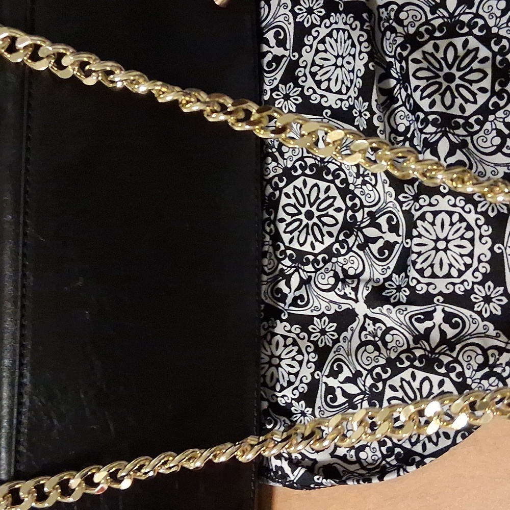 Anna Paola Black Leather Tote Bag - Picture 14 of 16